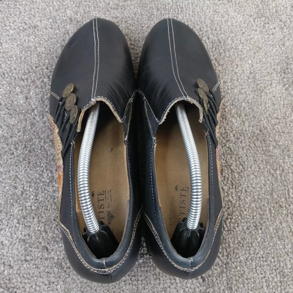 Spring Step Black and Multicolor Clogs - Picture 6 of 11